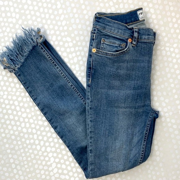 Free people Great Heights Frayed Skinny Jeans - Picture 15 of 15
